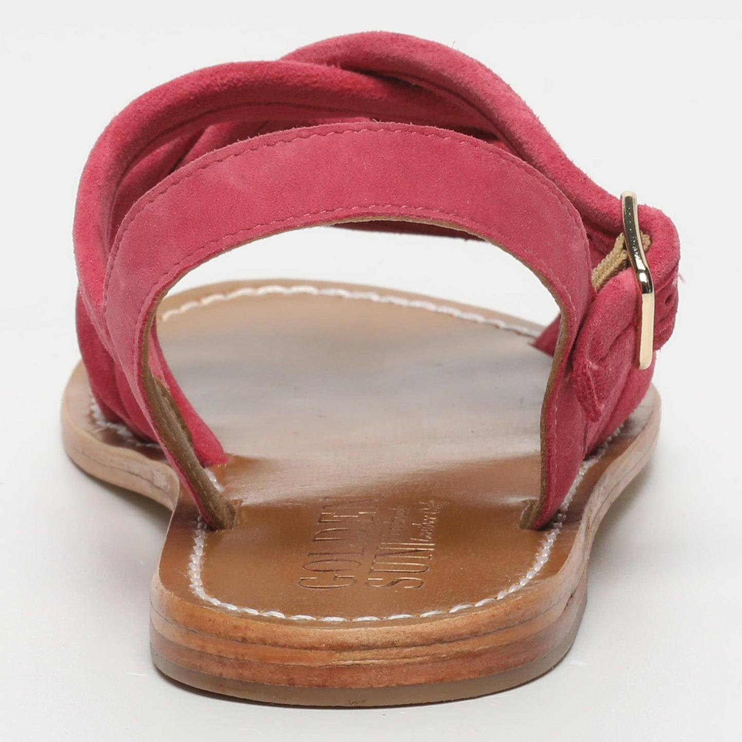 BROOKLYN sandales en cuir raspberry