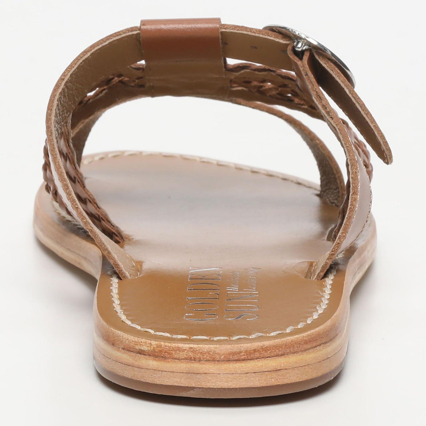 CERVIA sandales en cuir camel
