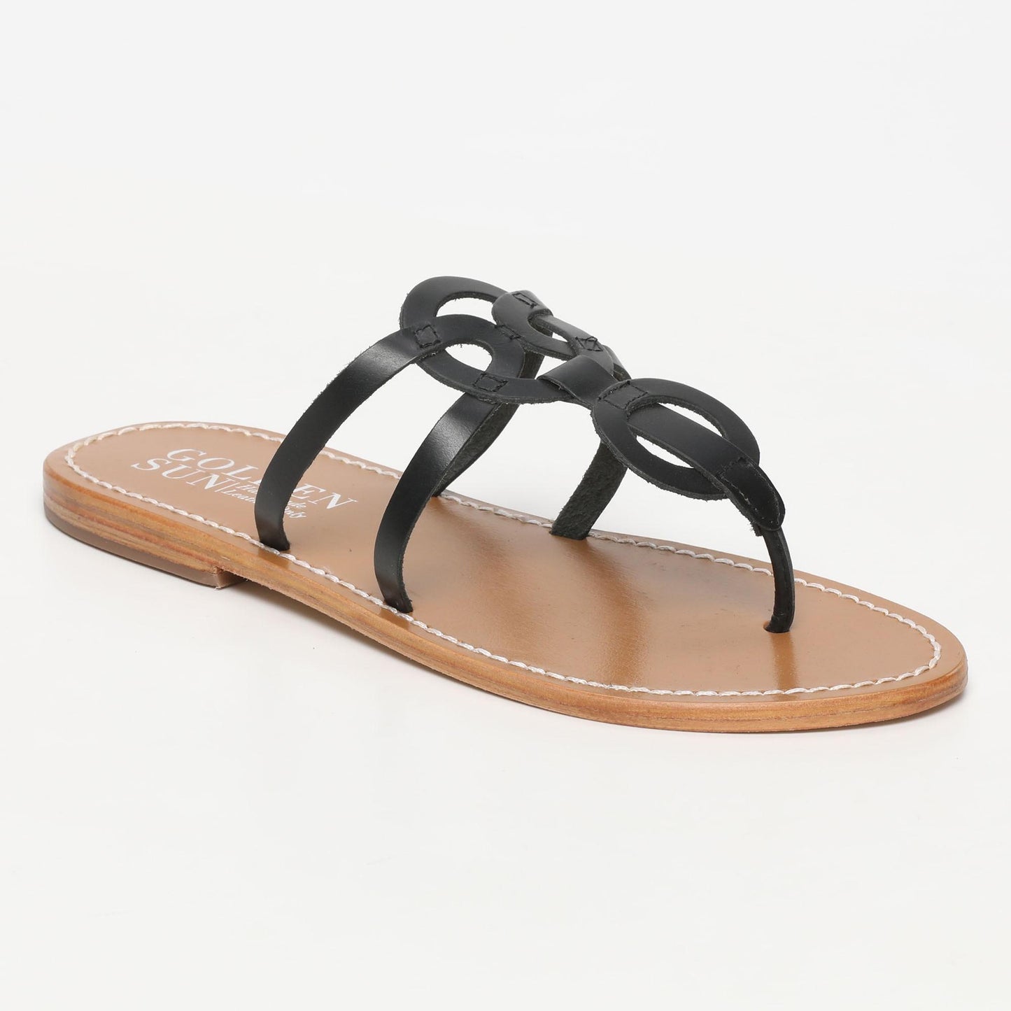 GERMESES sandales en cuir black
