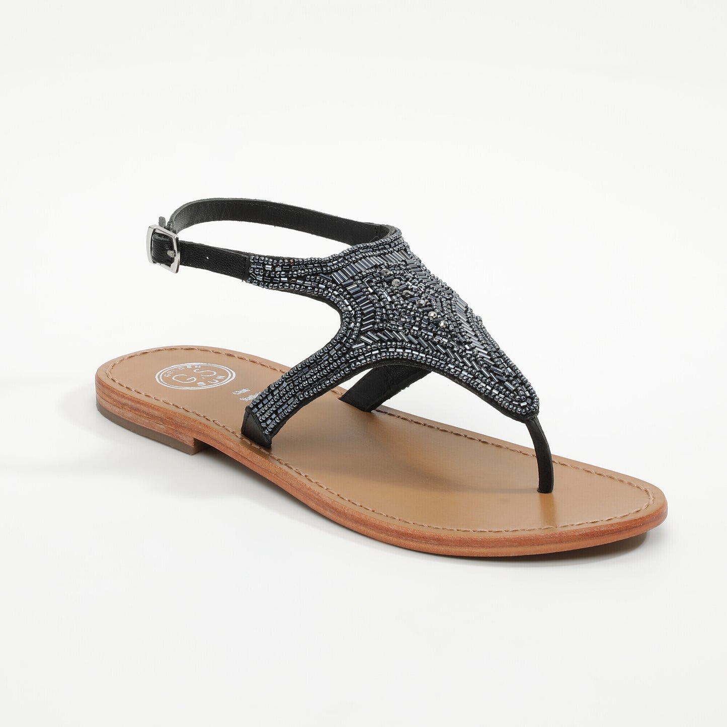 BISCAYNE sandales en cuir black