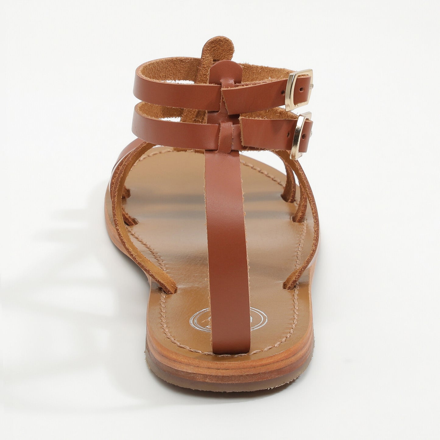 ONEAL sandales en cuir camel
