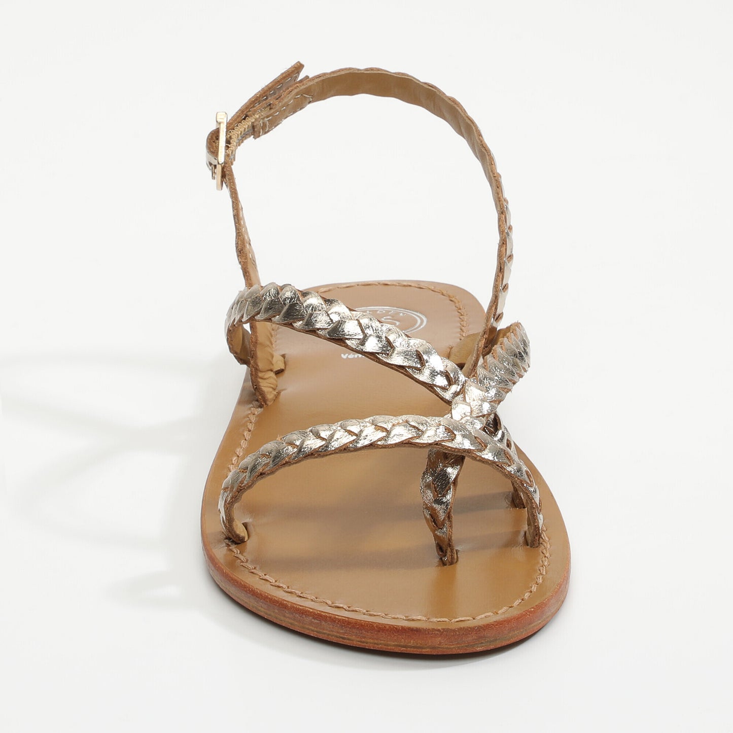 ORIOLE sandales en cuir gold