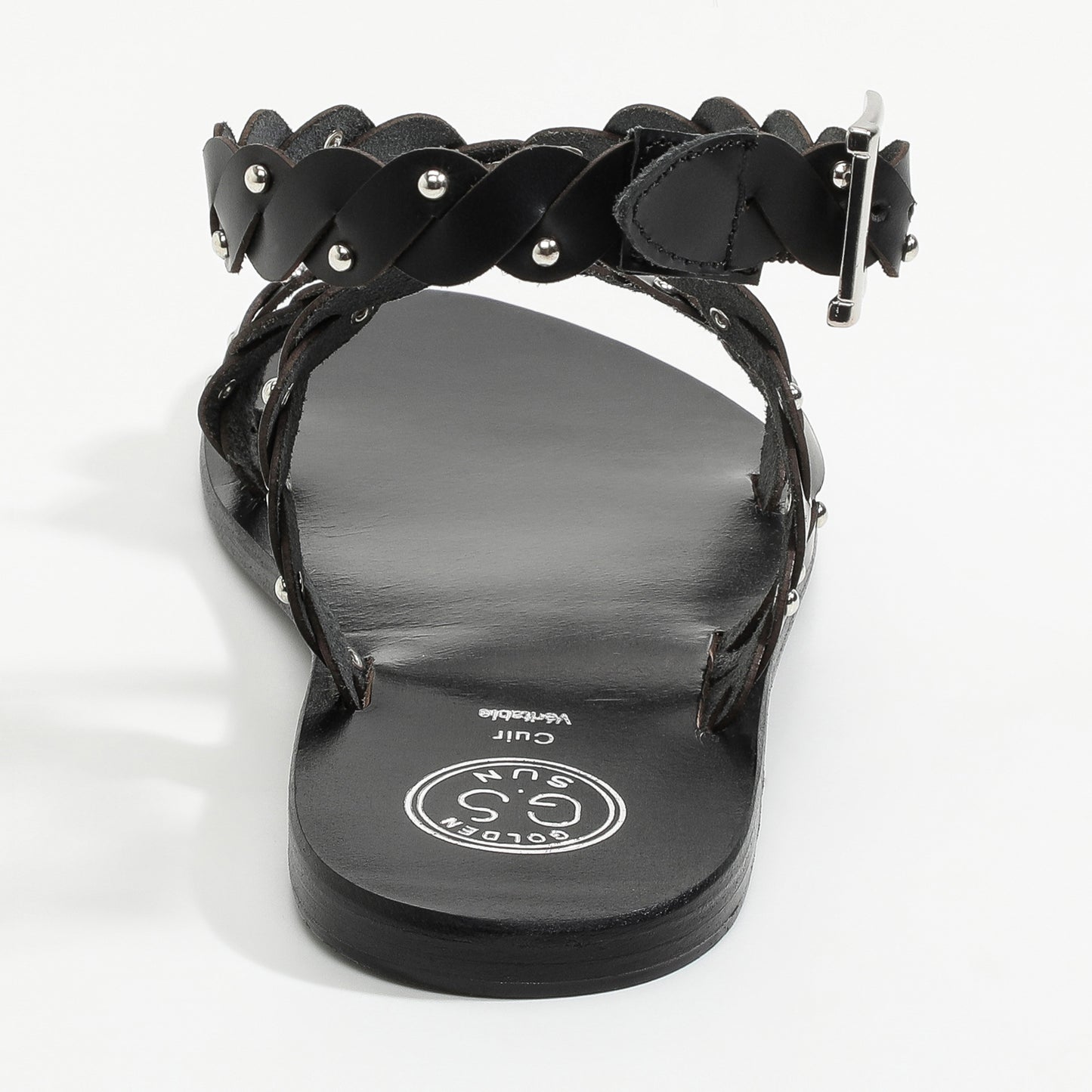 DARA sandales en cuir black