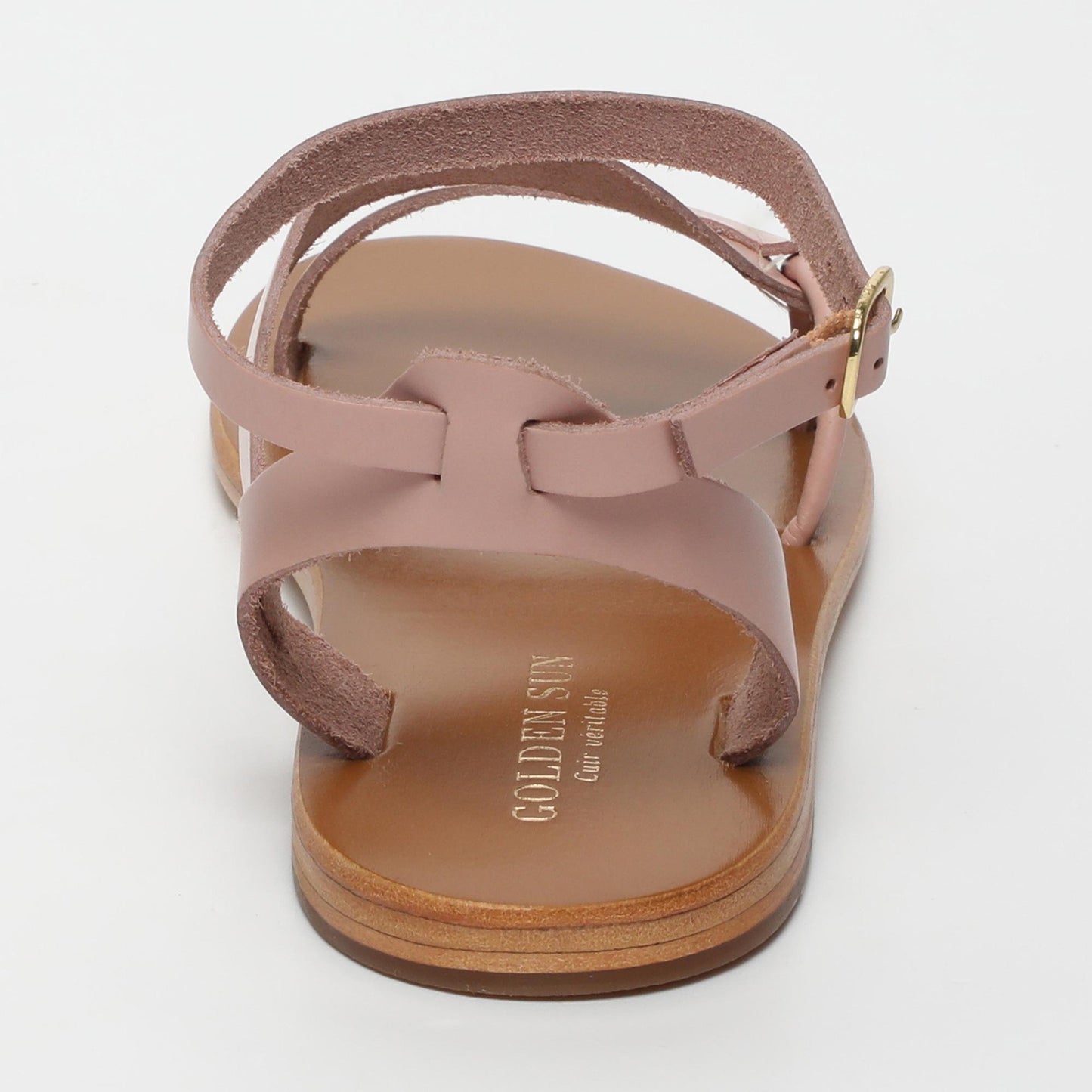 HANA sandales en cuir pink