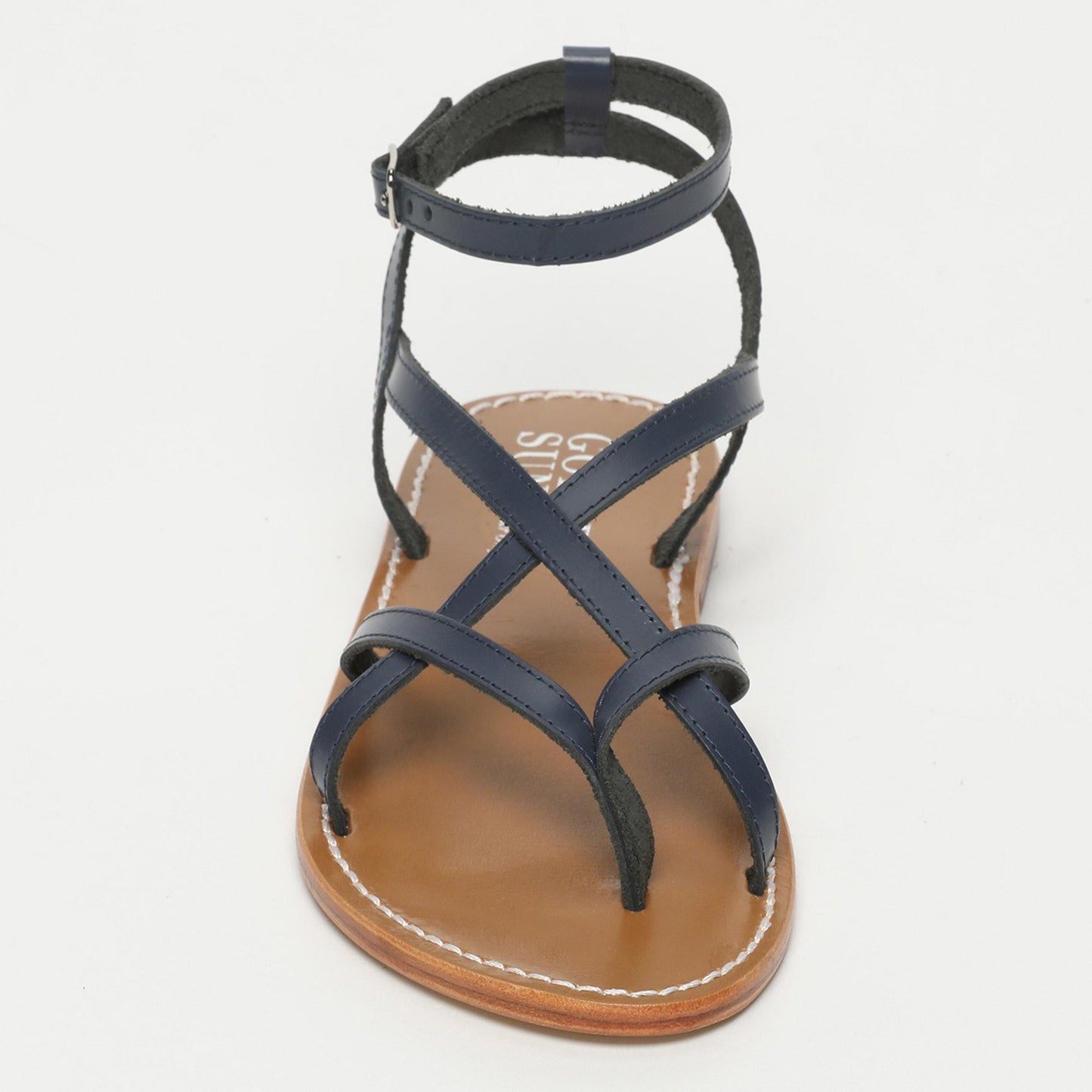 ISLA sandales en cuir navy