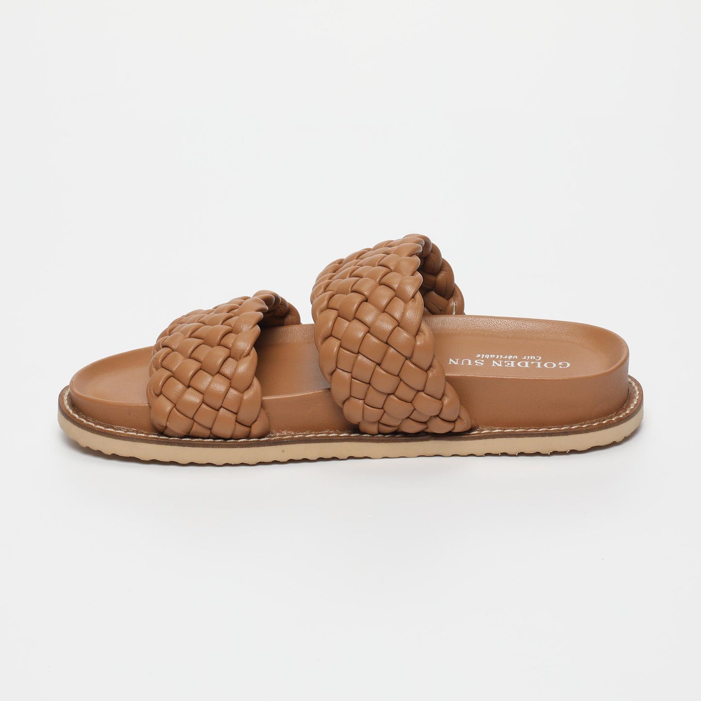 KINSLEY sandales en cuir light tan