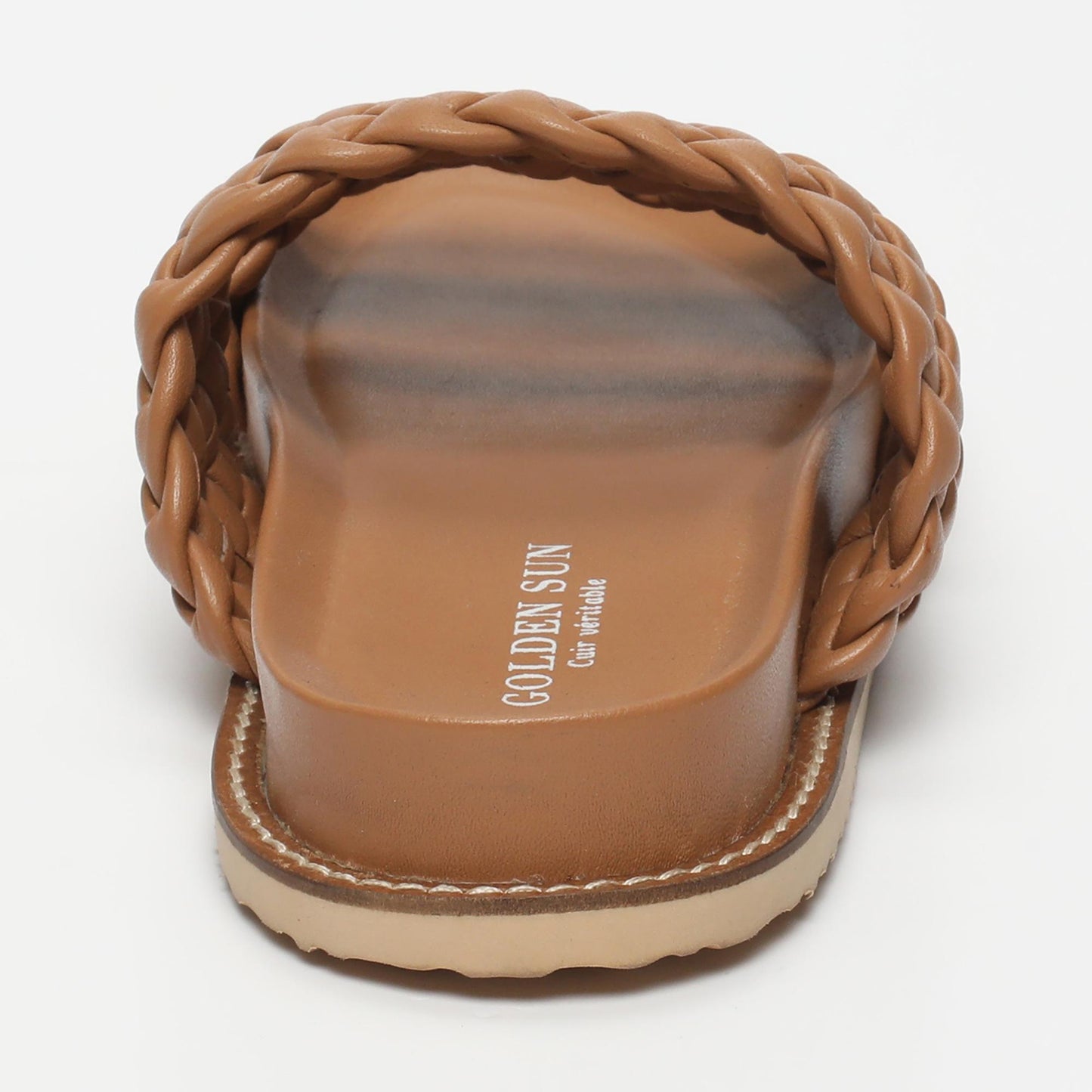 KINSLEY sandales en cuir light tan