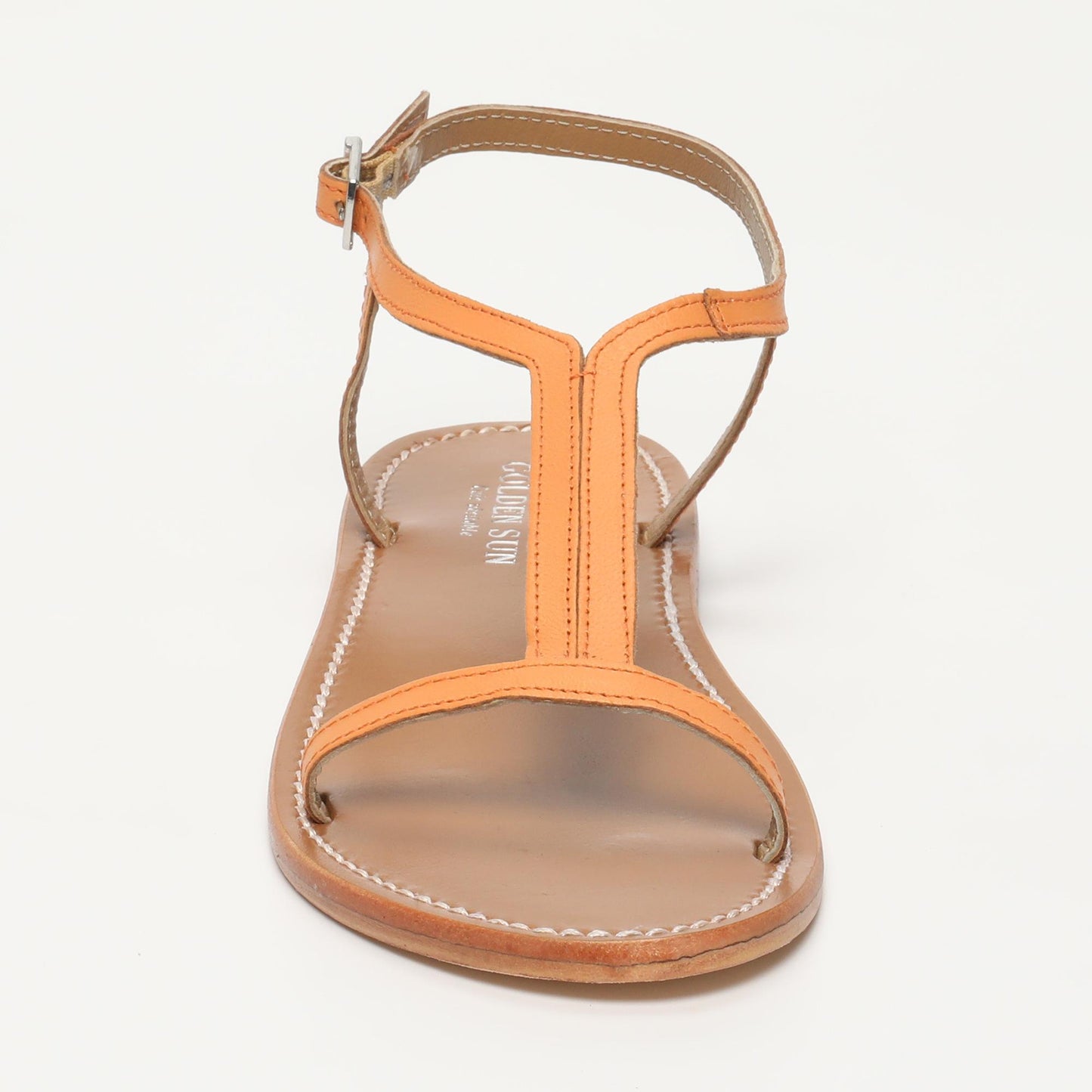 KIRBY sandales en cuir orange