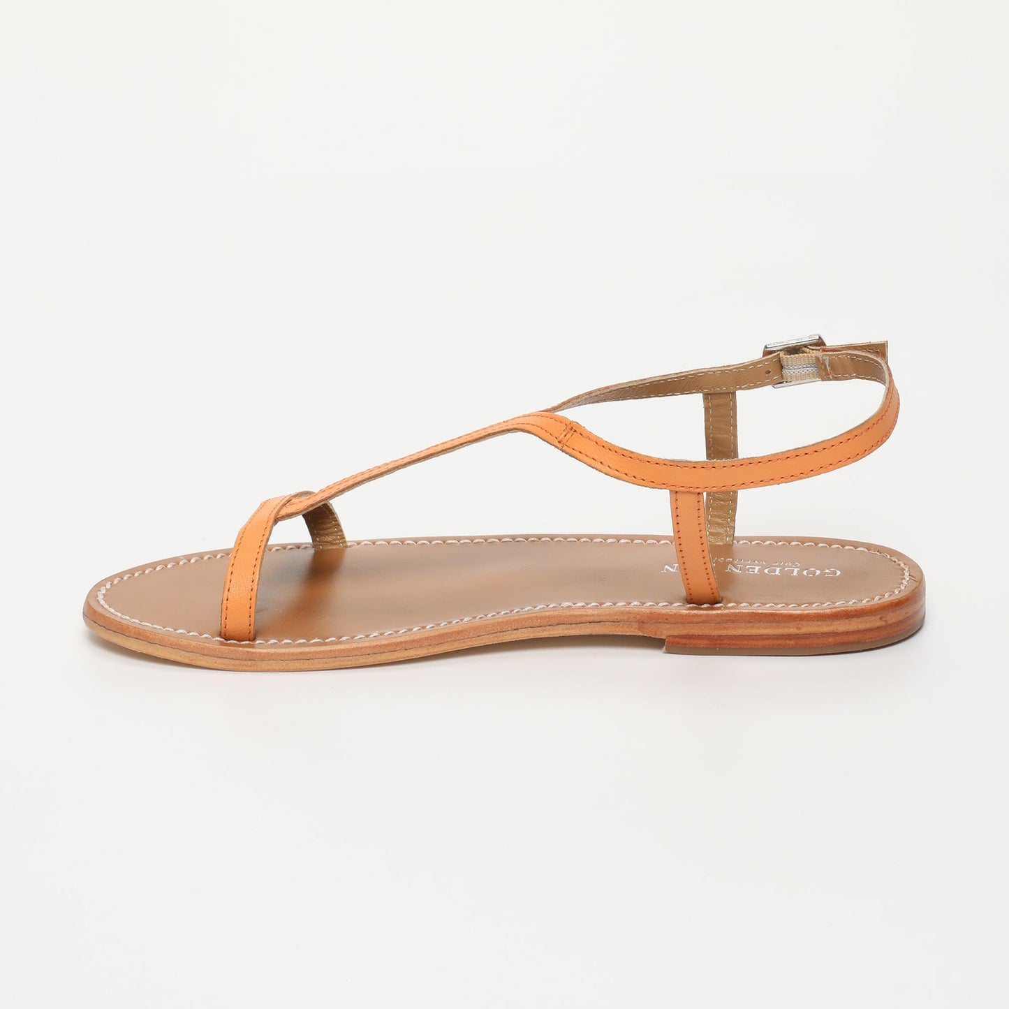 KIRBY sandales en cuir orange