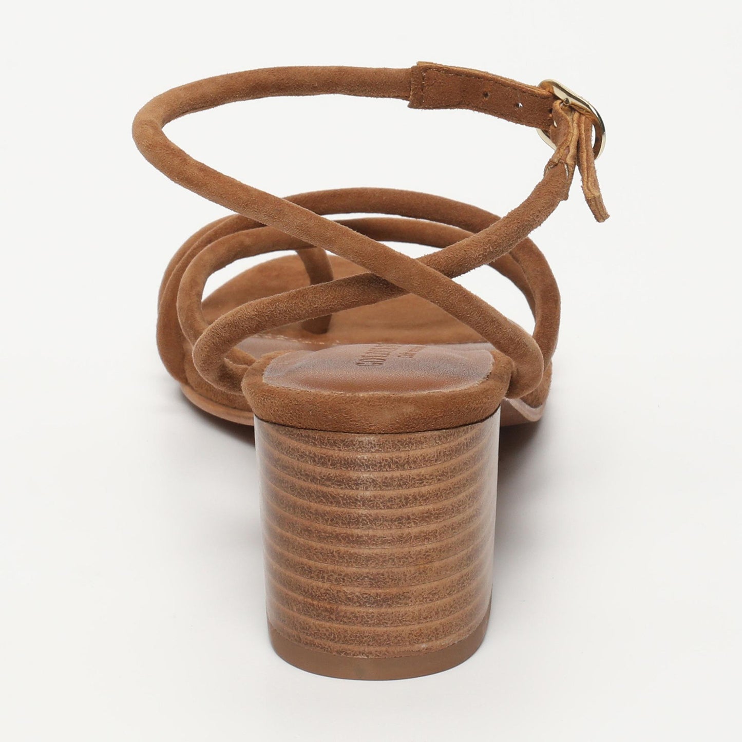 LIA sandales en cuir camel