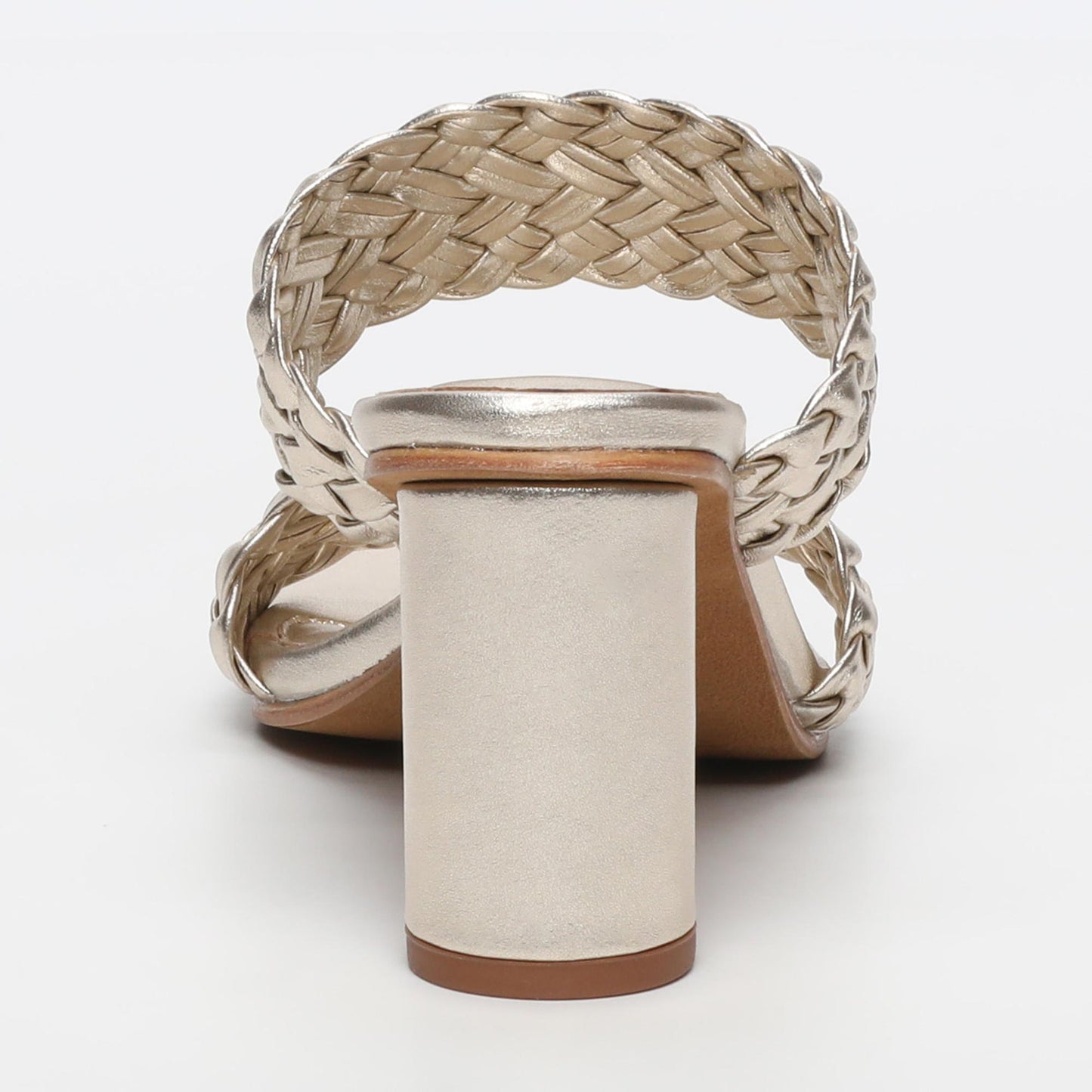 LILA sandales en cuir gold