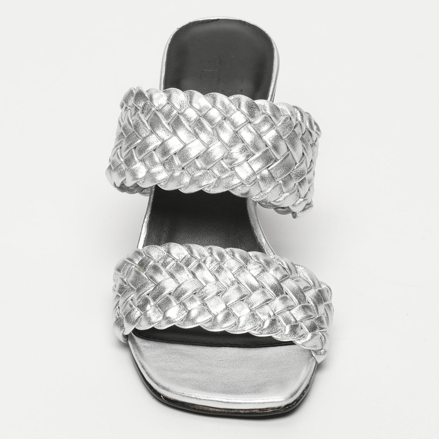LILA sandales en cuir silver