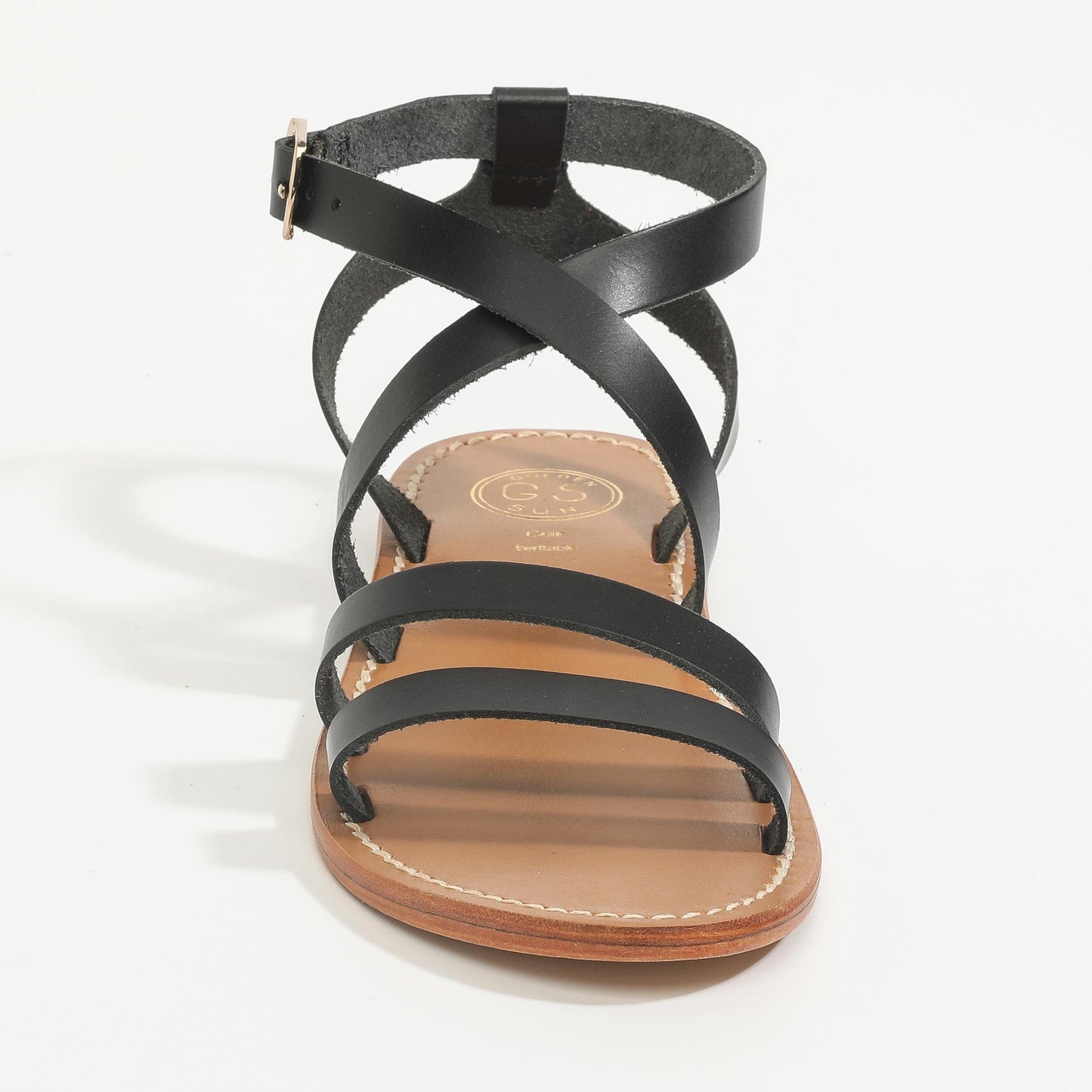 LUNARIA sandales en cuir black
