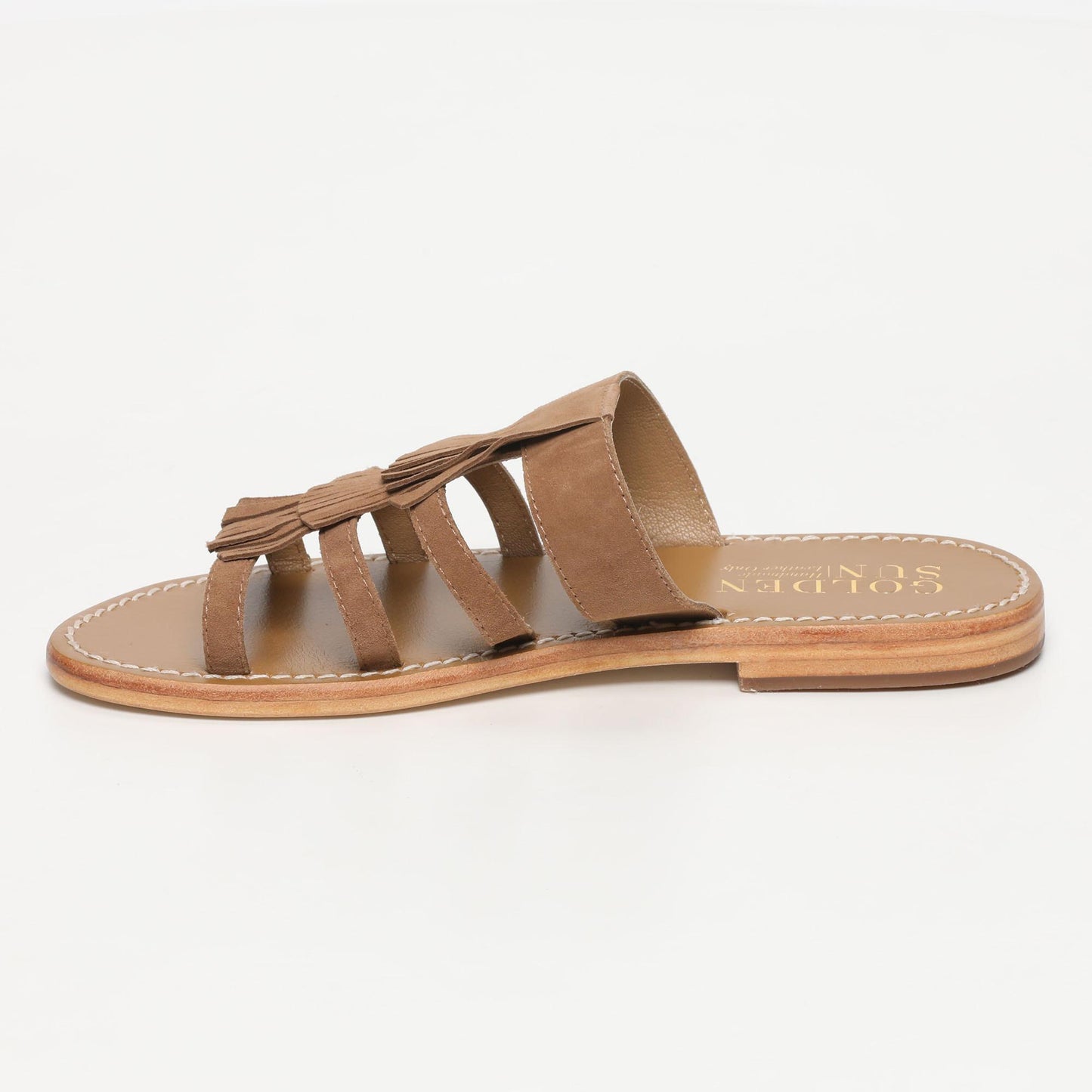 MANDURIA sandales en cuir camel