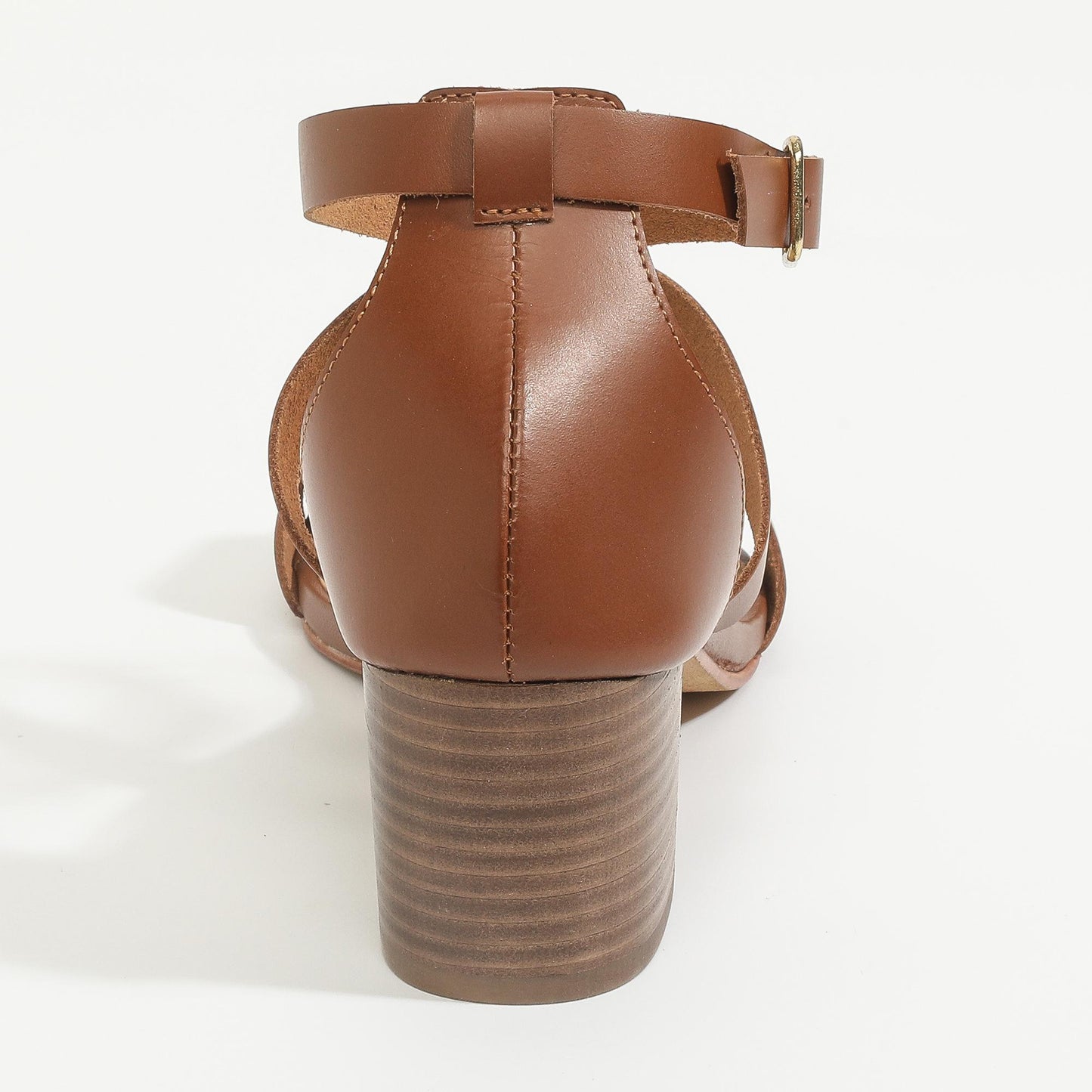 MATIS sandales en cuir camel