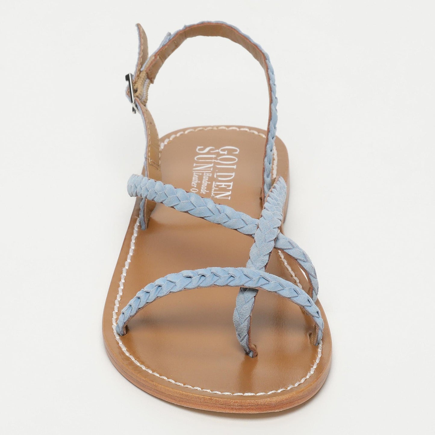ORIOLE sandales en cuir light blue