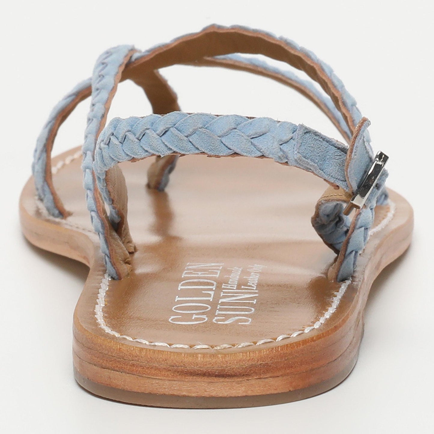 ORIOLE sandales en cuir light blue