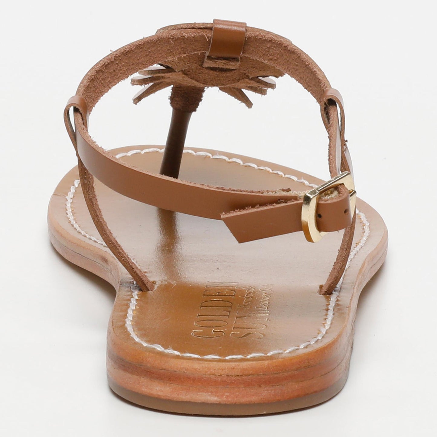 OSSELA sandales en cuir camel