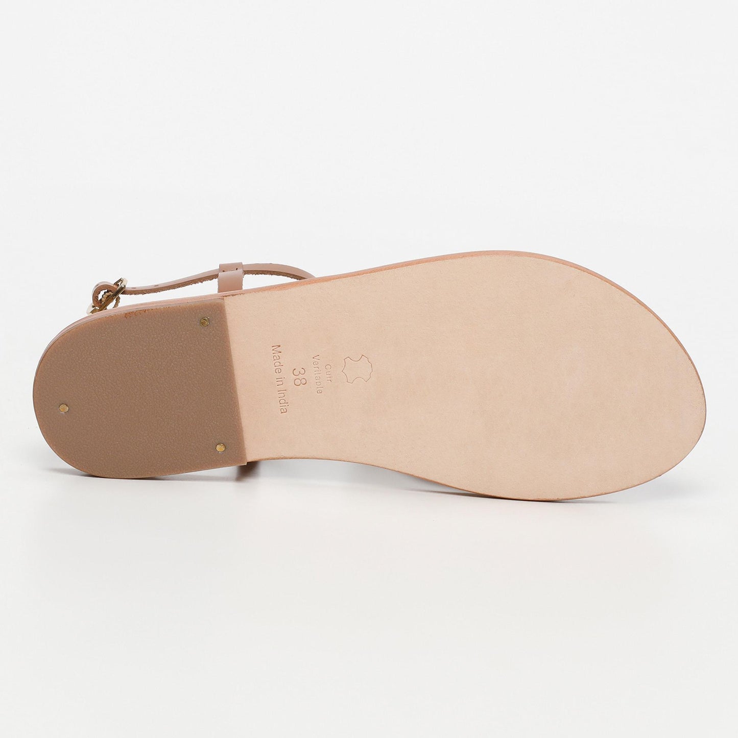 OSSELA sandales en cuir camel