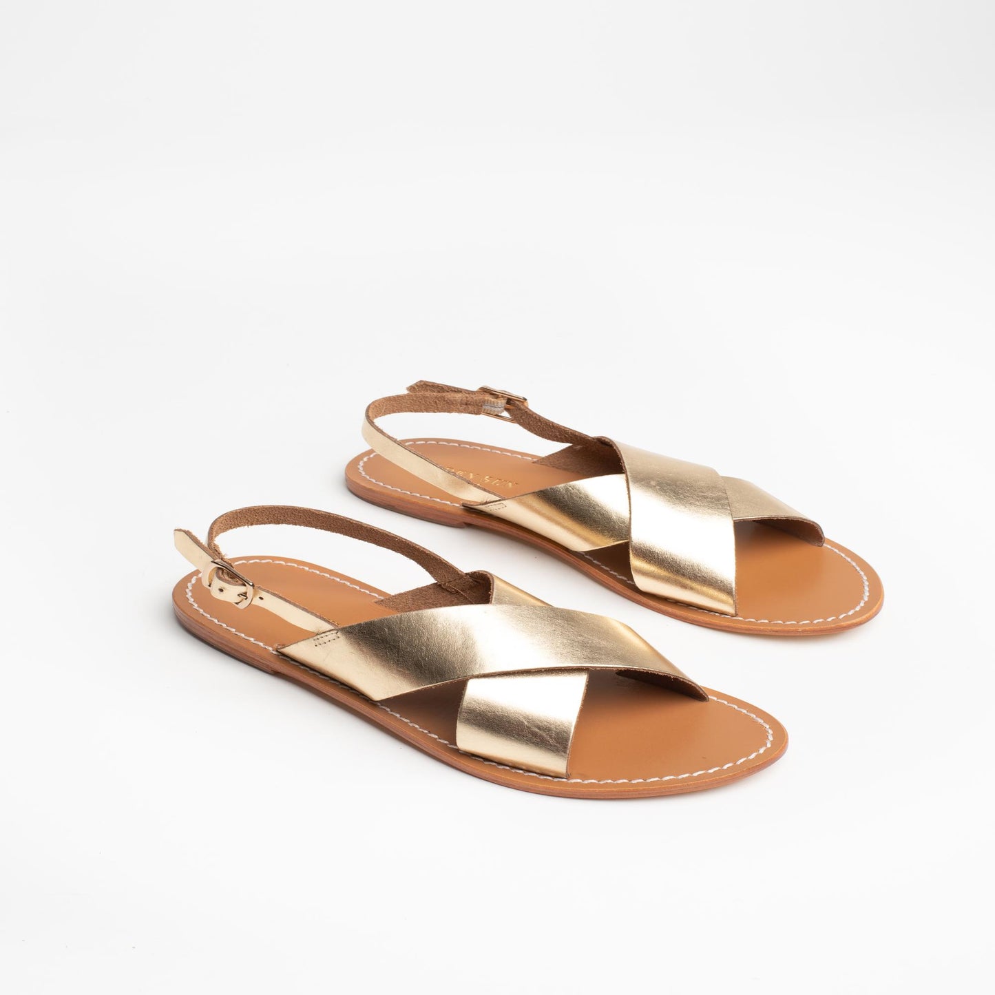 ROSEDALE sandales en cuir dark gold