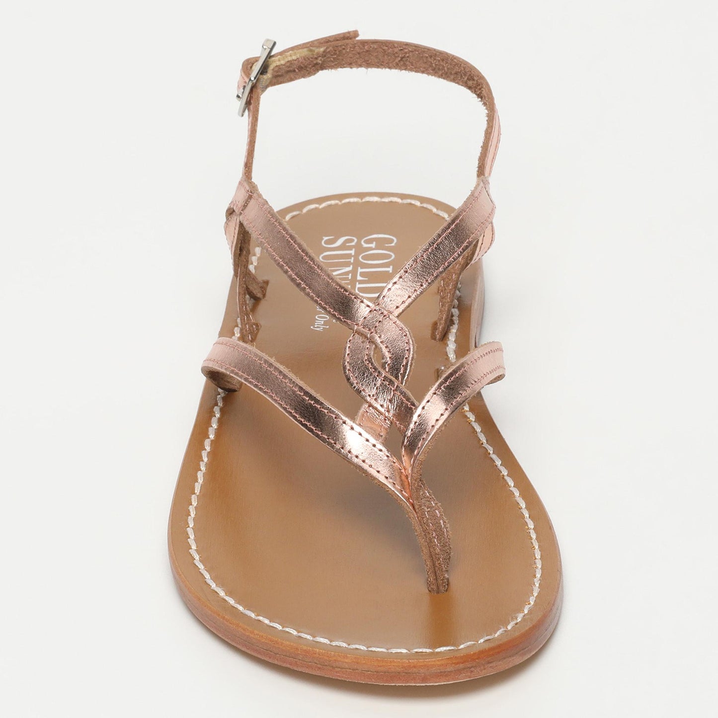 SYRINGA sandales en cuir rosegold