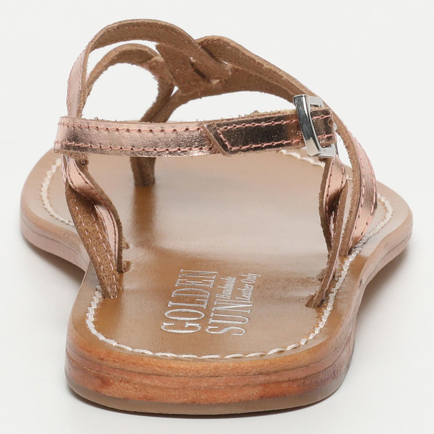 SYRINGA sandales en cuir rosegold