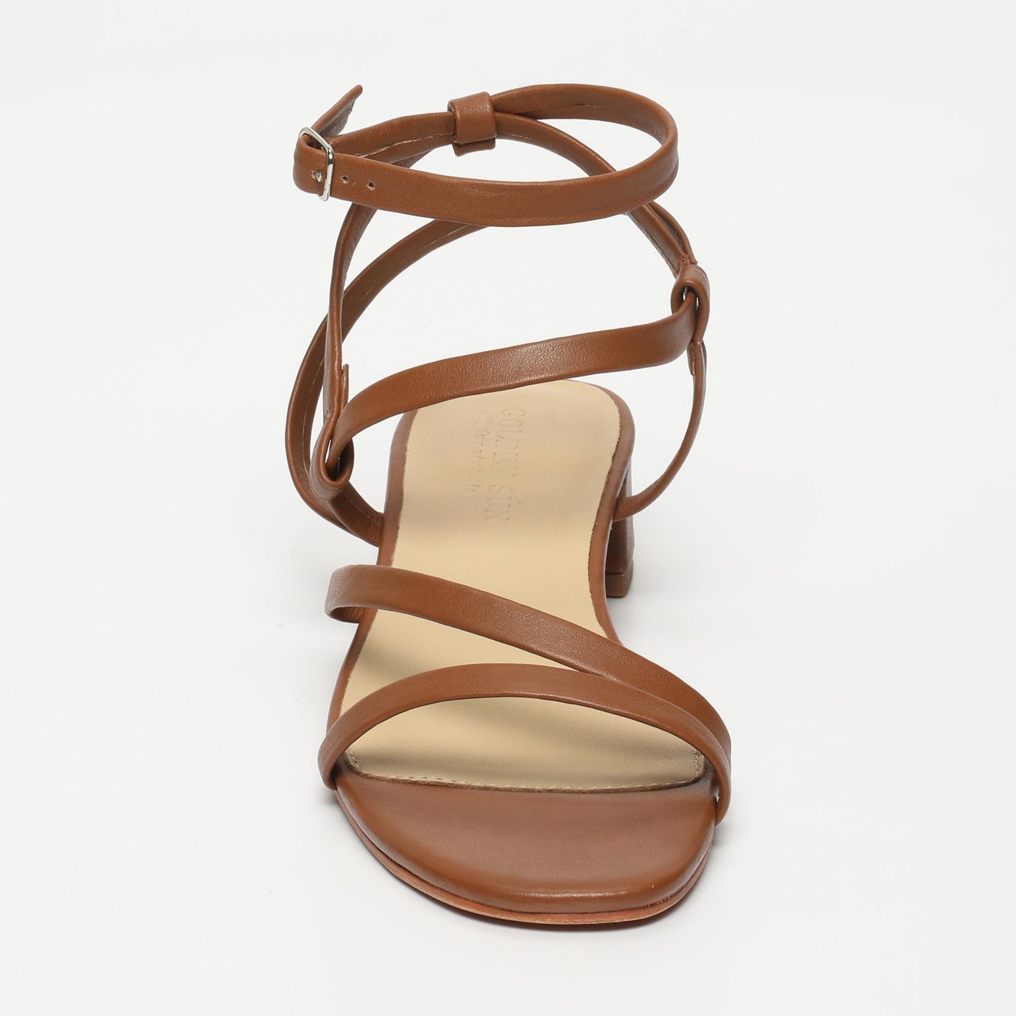 WILLDA sandales en cuir camel