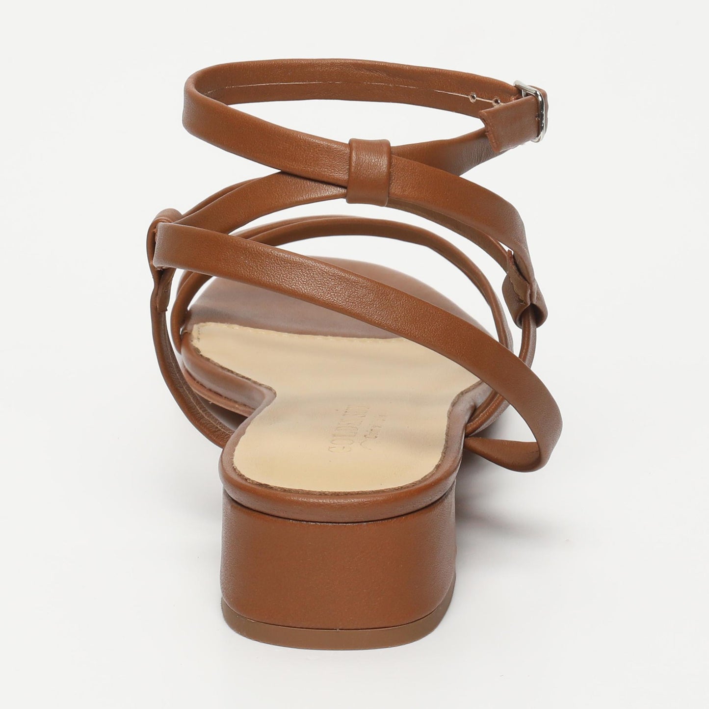 WILLDA sandales en cuir camel
