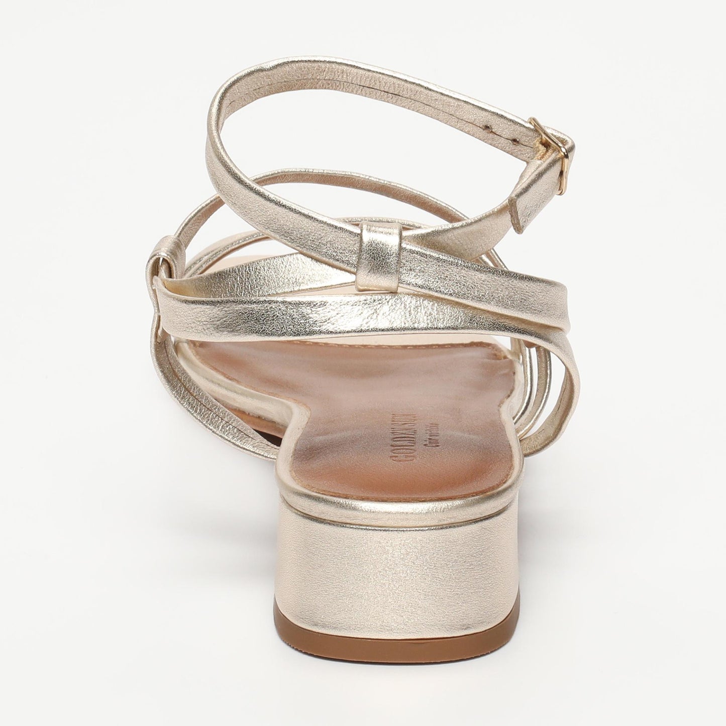 WILLDA sandales en cuir gold