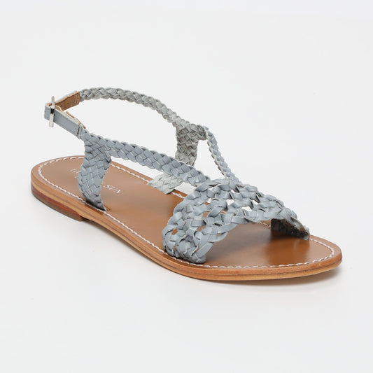 ADILA sandales en cuir lt blue