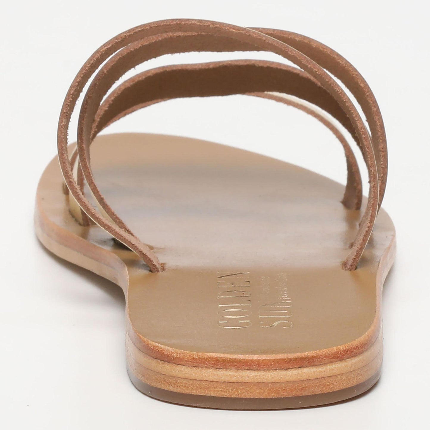 ADRANO sandales en cuir dark gold