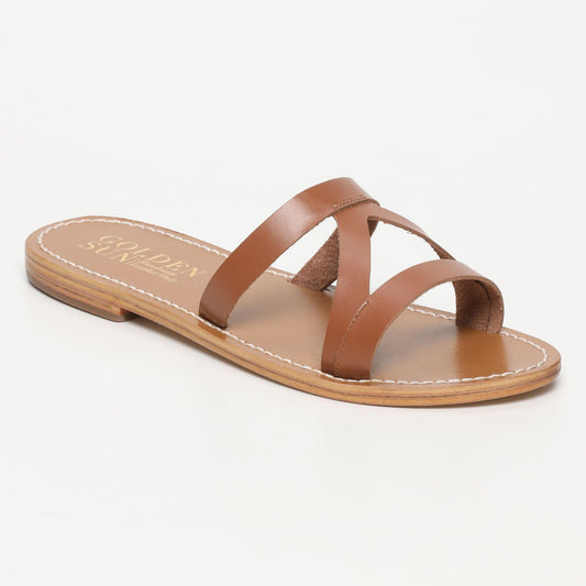 ALHEIRA sandales en cuir camel