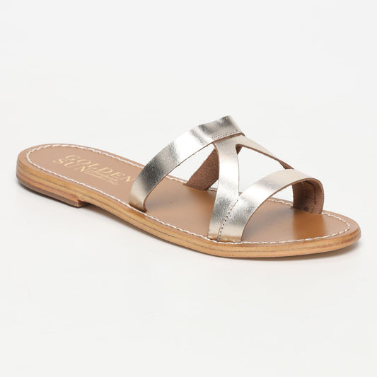 ALHEIRA sandales en cuir gold