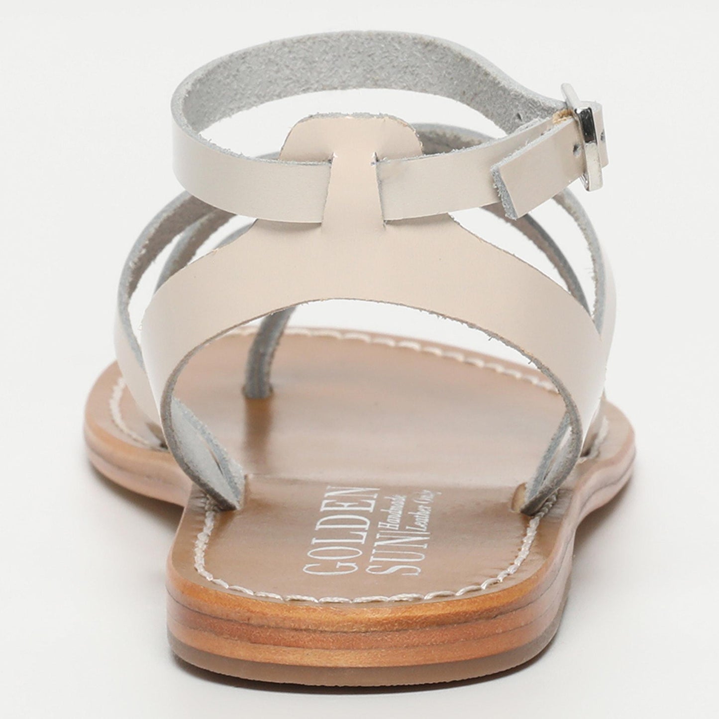 ANONA sandales en cuir light pink patent