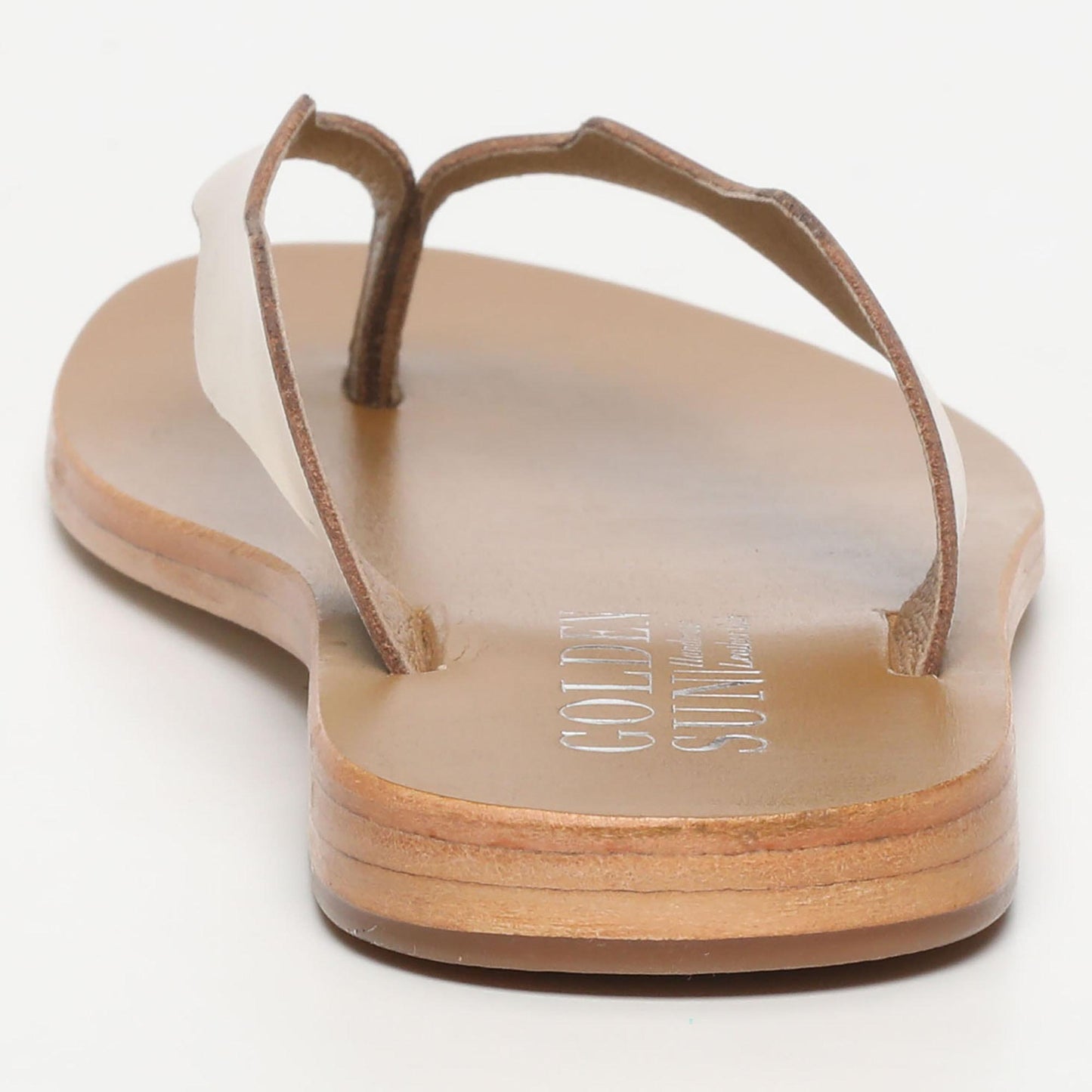 AVOLA sandales en cuir gold