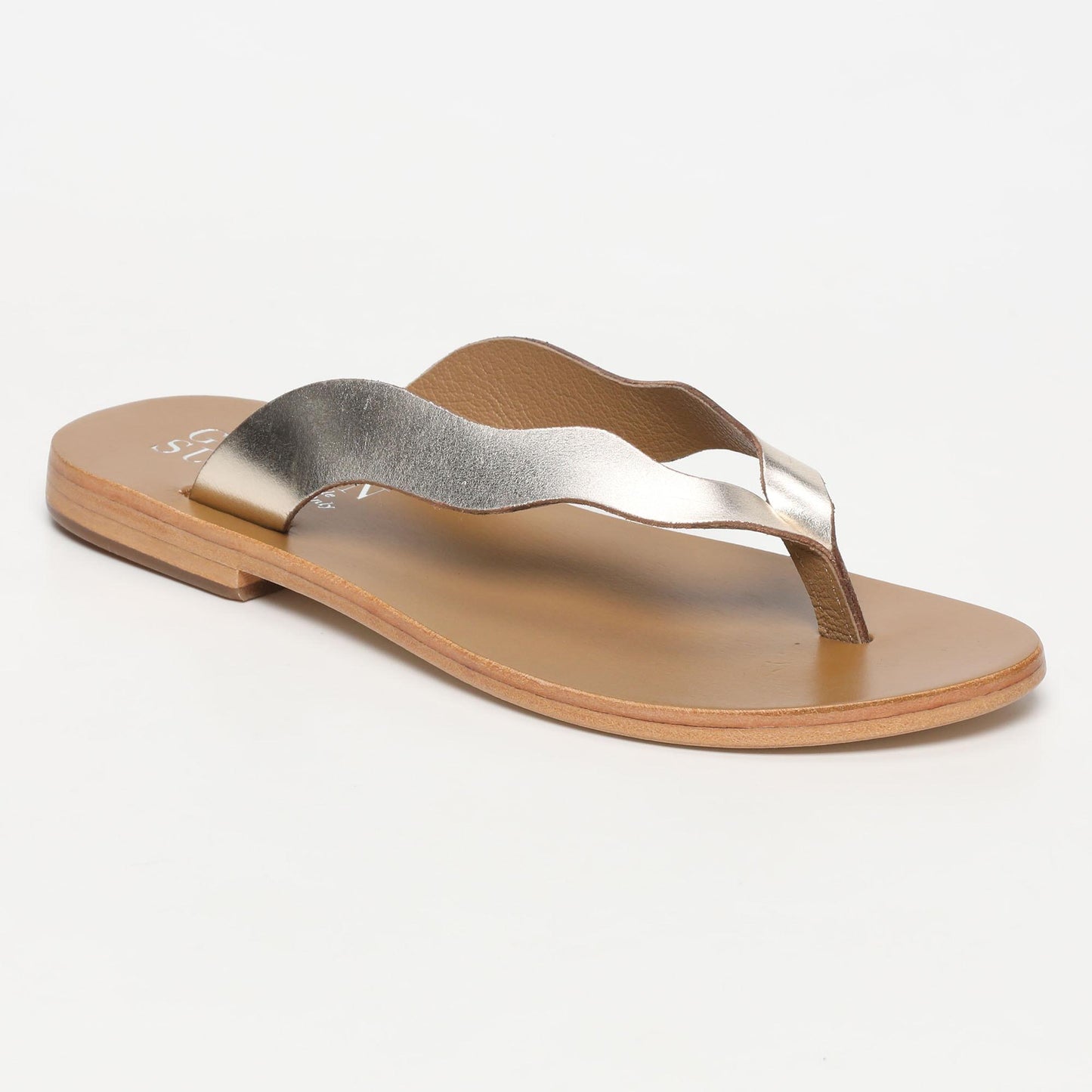 AVOLA sandales en cuir gold