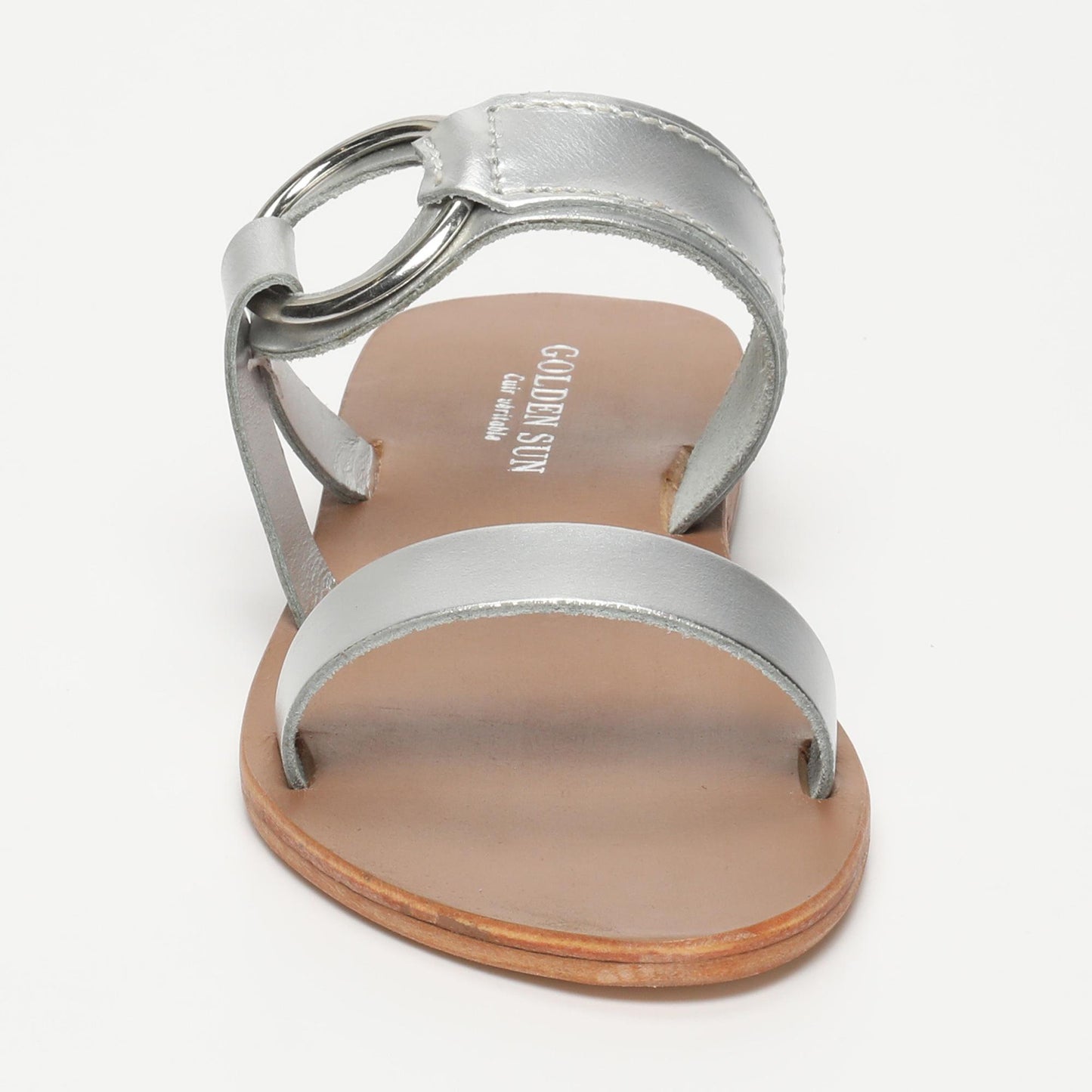 BISERKA sandales en cuir lt blue
