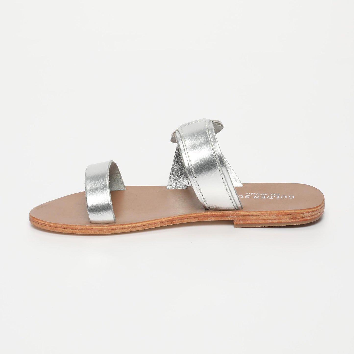 BISERKA sandales en cuir lt blue