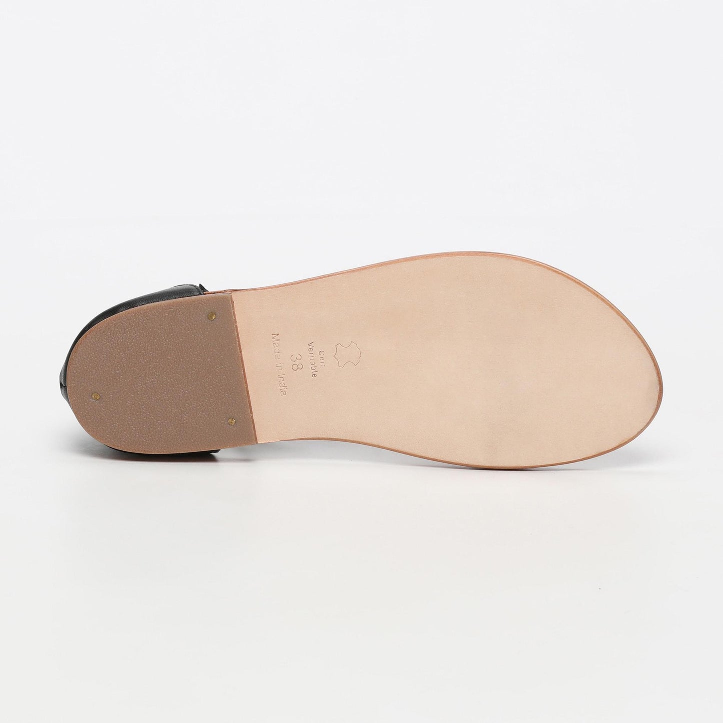 BRONTE sandales en cuir black