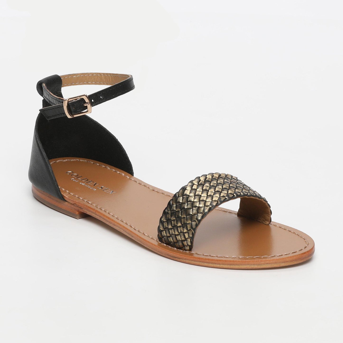 BRONTE sandales en cuir black