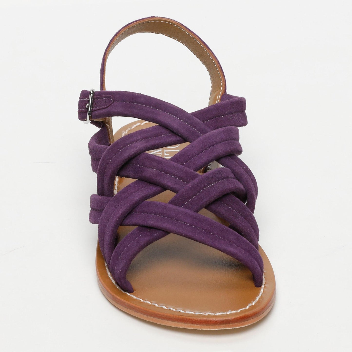 BROOKLYN sandales en cuir amethyst