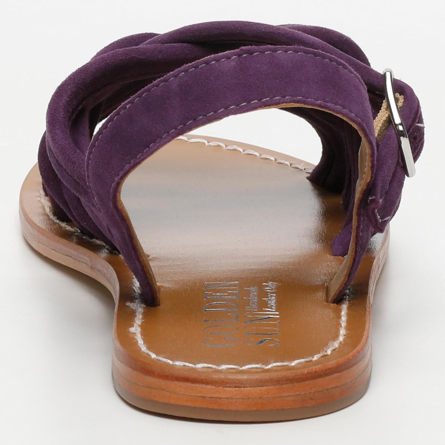 BROOKLYN sandales en cuir amethyst