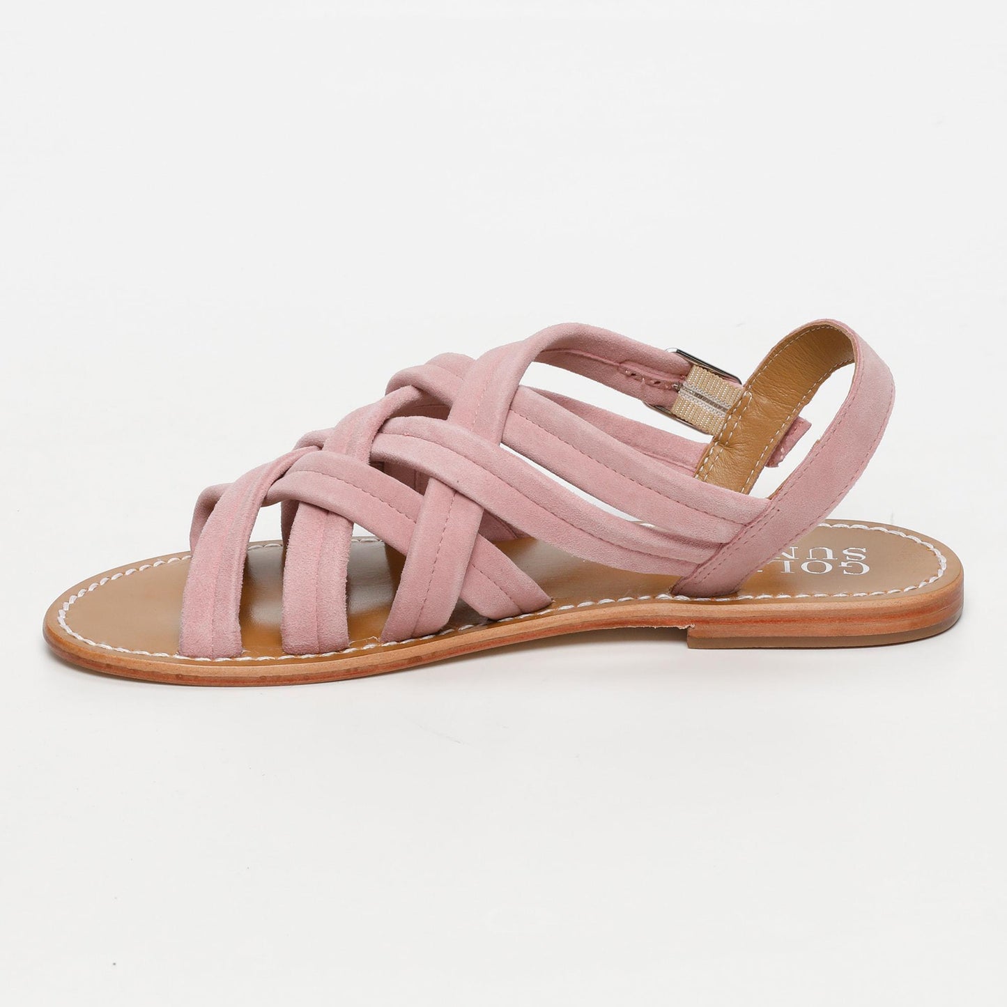 BROOKLYN sandales en cuir pink