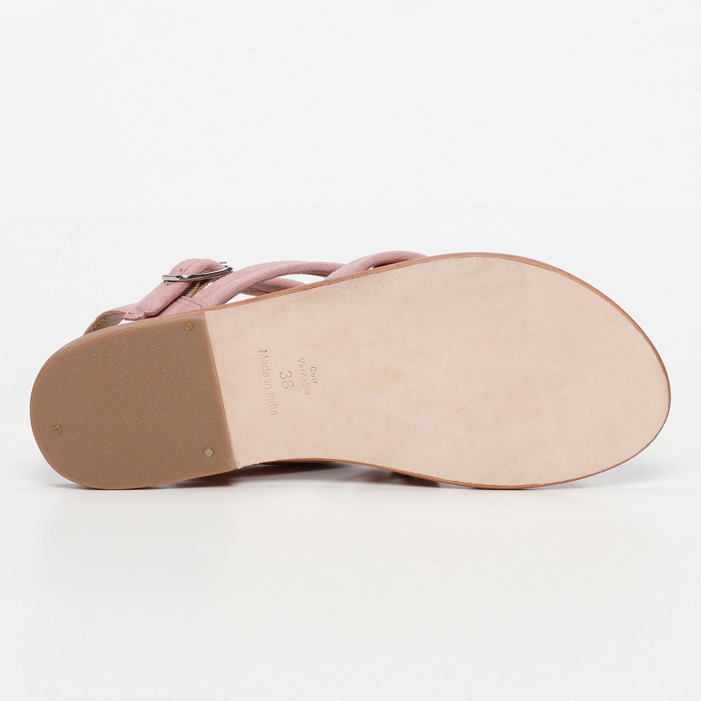 BROOKLYN sandales en cuir pink