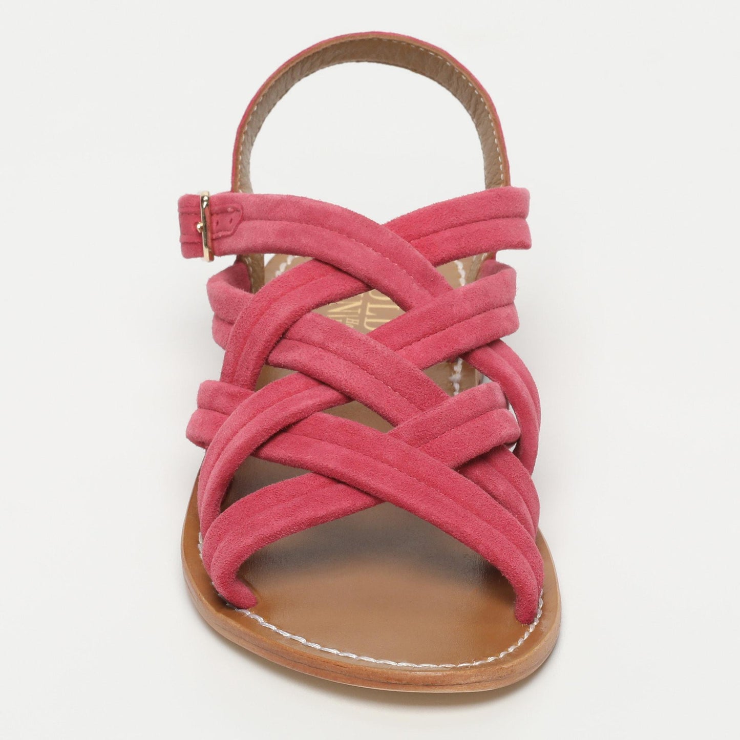 BROOKLYN sandales en cuir raspberry