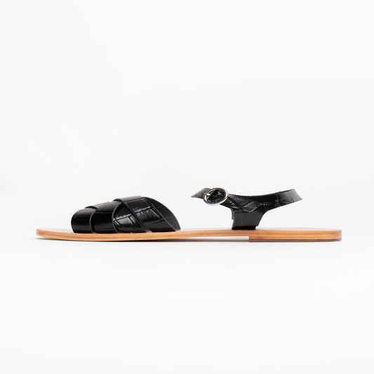 CAMBYSE sandales en cuir black