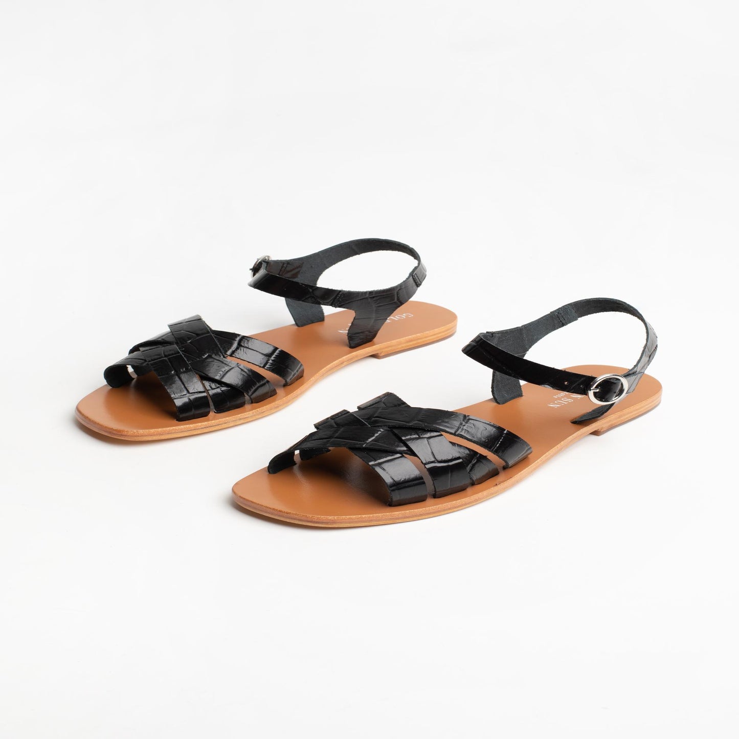CAMBYSE sandales en cuir black