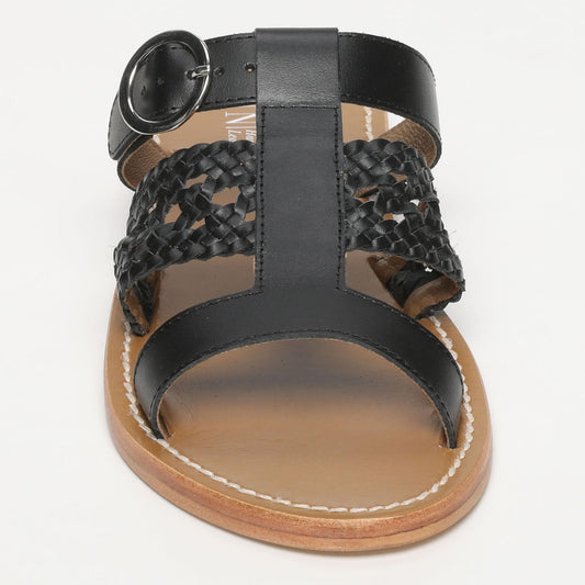CERVIA sandales en cuir black