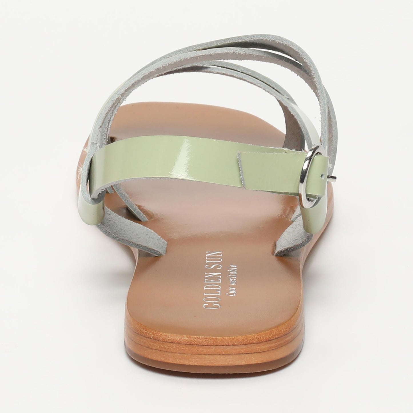 DALIR sandales en cuir mint