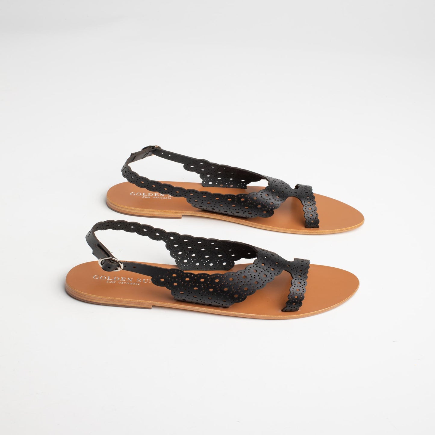 DANA sandales en cuir black